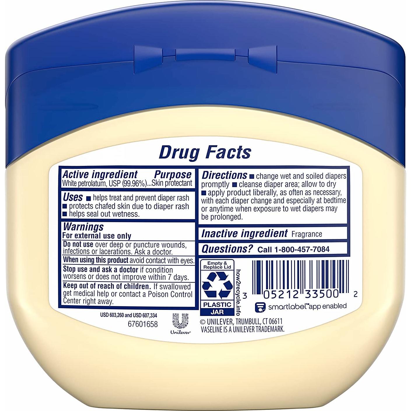 Vaselina Gelatina de Petróleo para Bebés 368g - Cuidado Piel Seca