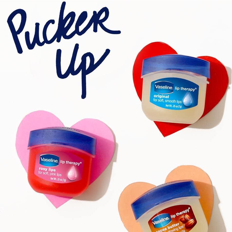 Bálsamo Labial Hidratante Vaseline Lip Therapy 4 Tarros 7.1g