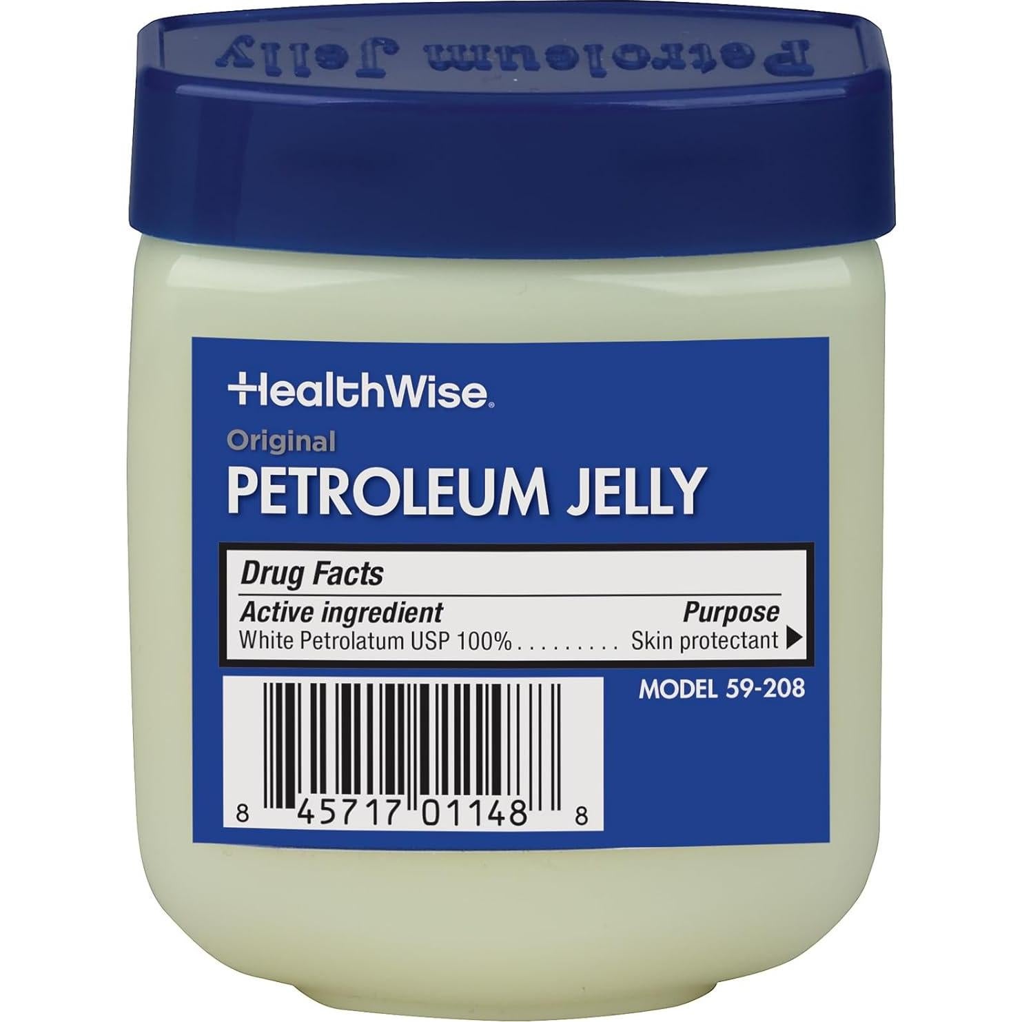 Petroleum Jelly | Skin Protectant | Original Formula | Relieves Dry Skin | Protects Minor Cuts, Scraps, Burns | 4 oz. Jar |