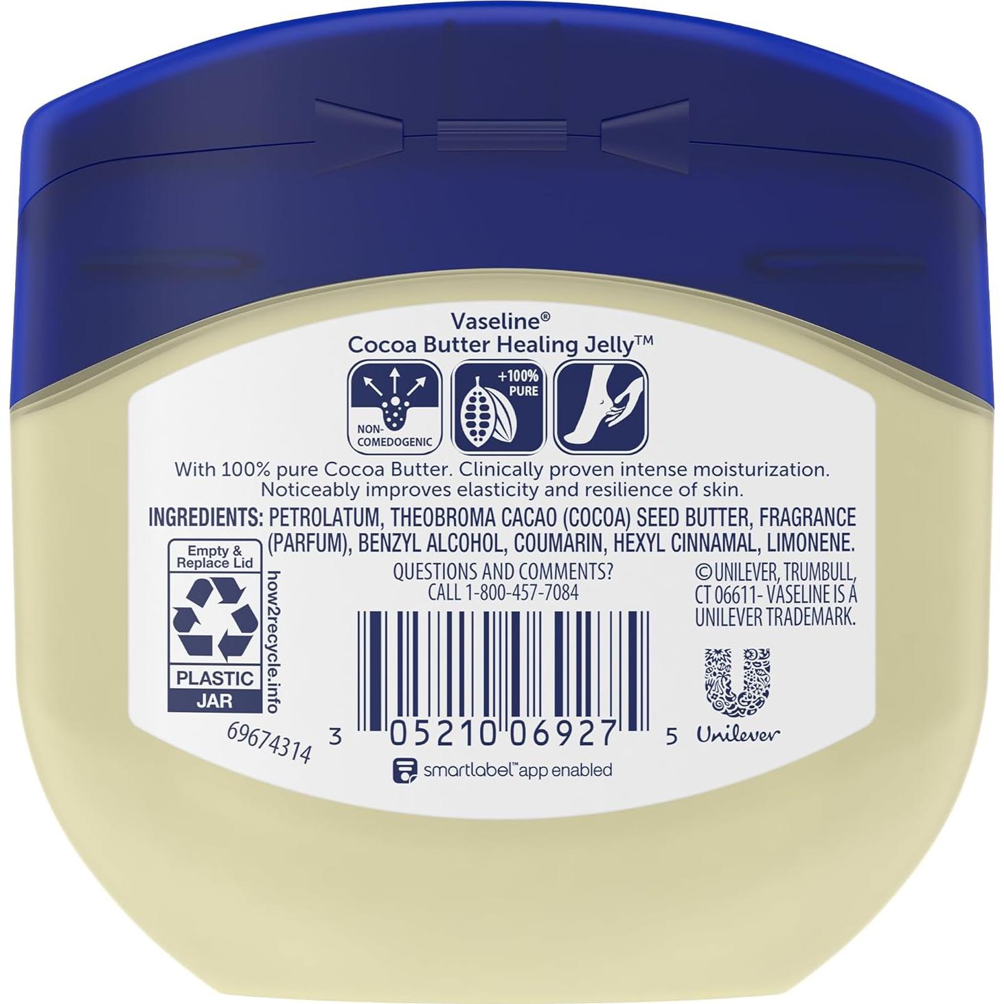 Vaseline Gel Sanador Manteca de Cacao 212 g - Hidratante