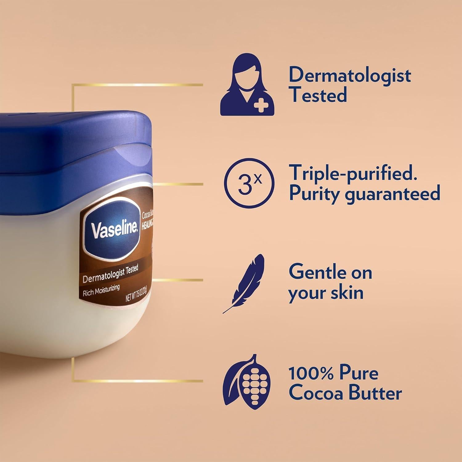 Vaseline Gel Sanador Manteca de Cacao 212 g - Hidratante