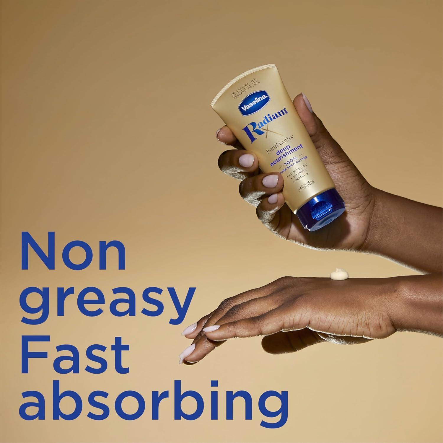 Set de Cuidado de Manos y Labios Vaseline - Mantequilla Radiant X 2-Pack