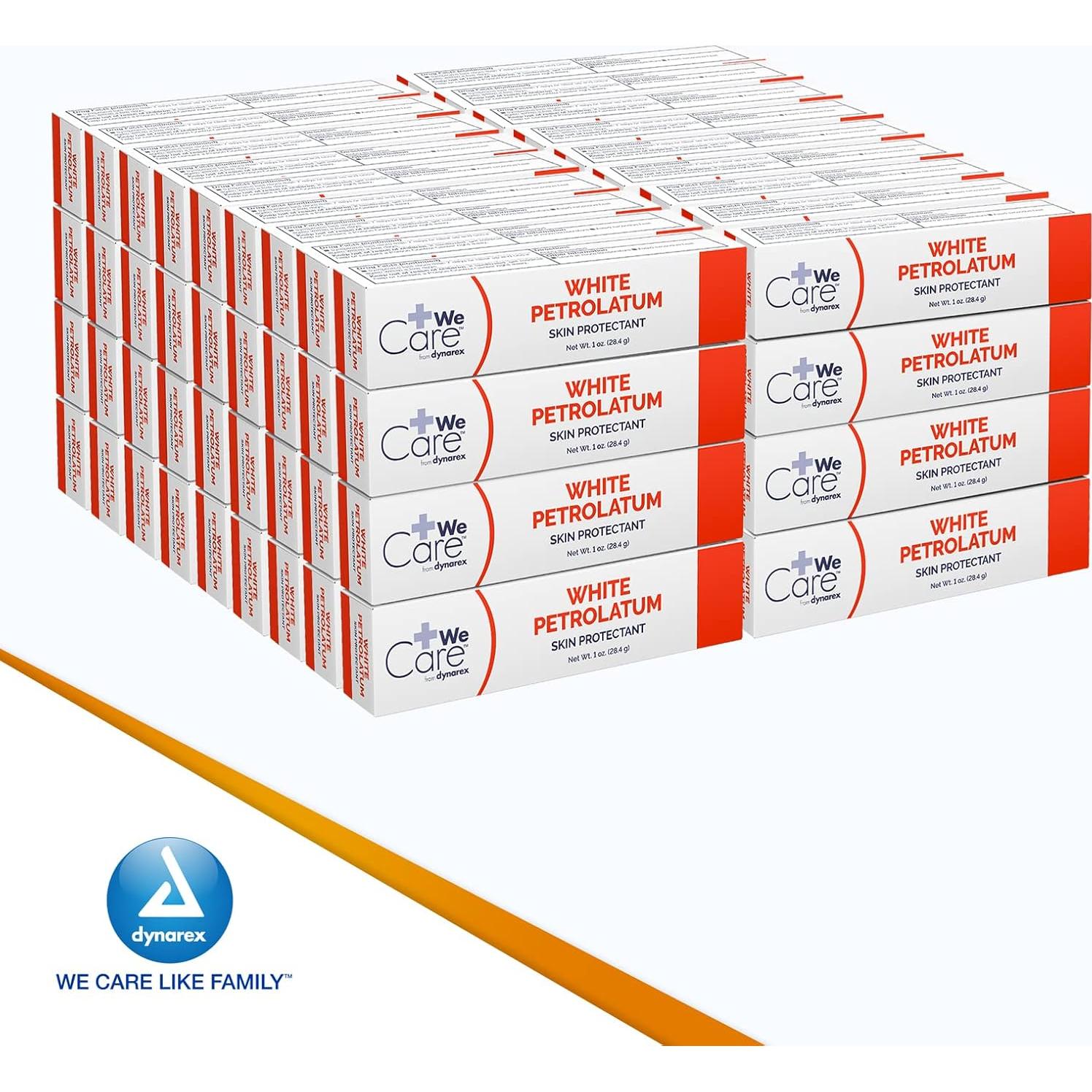 Gel de Petróleo Blanco Dynarex 28.35 g - 72 Tubos para Piel Seca