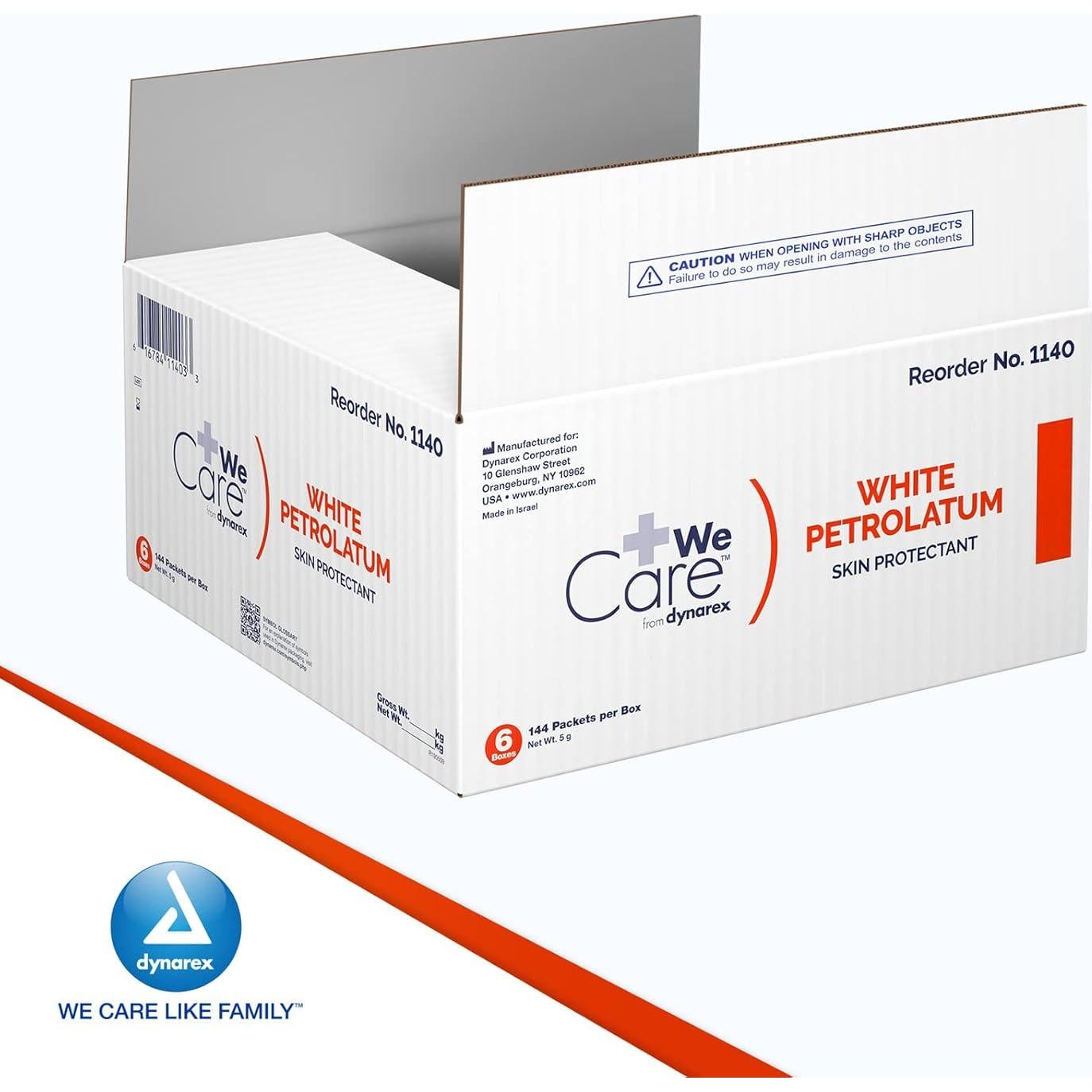 Gel de Petróleo Blanco Dynarex 5g - Alivio Piel Seca e Irritaciones