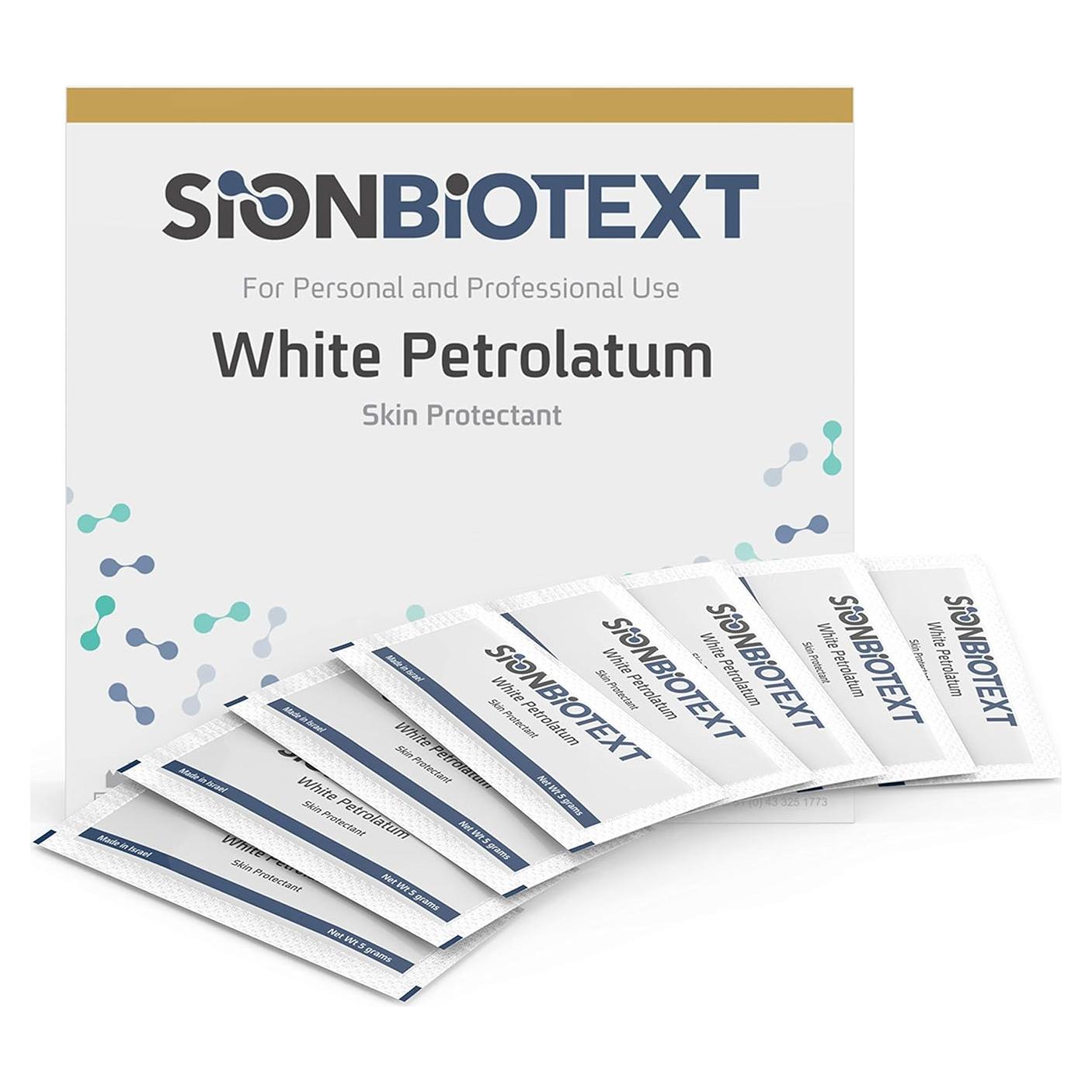 Jalea de Petrolato Blanca Sion Biotext 144 Paquetes 0.5g
