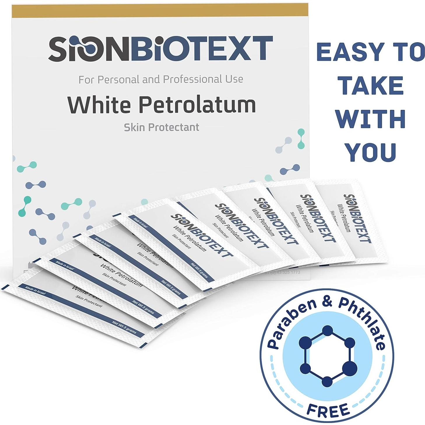 Jalea de Petrolato Blanca Sion Biotext 144 Paquetes 0.5g