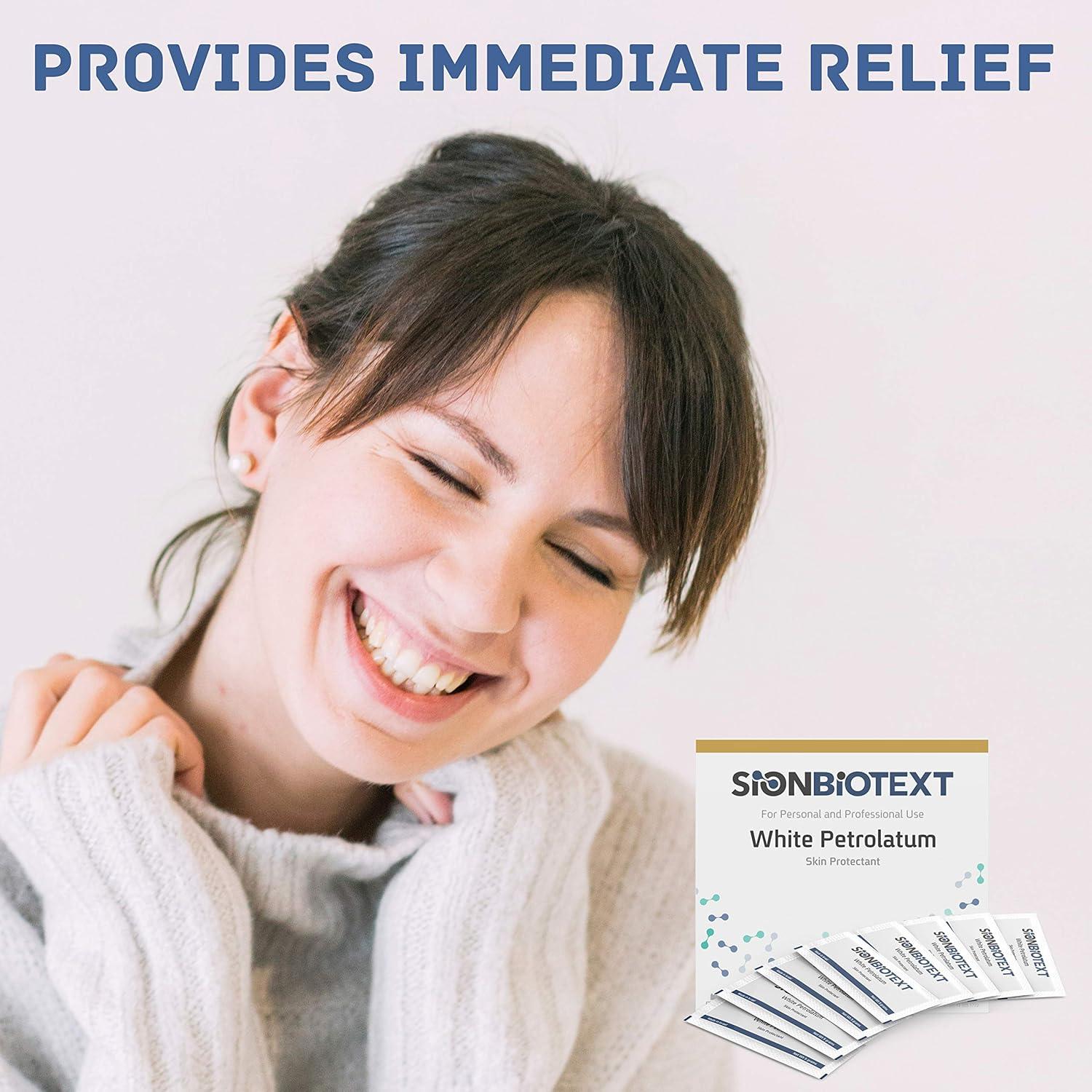 Jalea de Petrolato Blanca Sion Biotext 144 Paquetes 0.5g