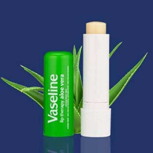 Bálsamo Labial Vaseline Terapia Aloe Vera Doble 9.92g