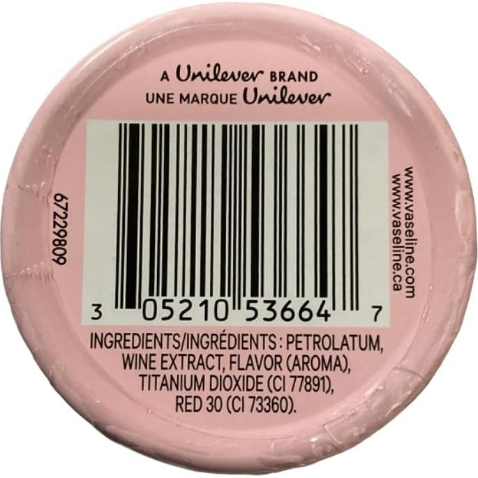 Bálsamo Labial Vaseline Lip Therapy Pink Bubbly - 3 x 17 g