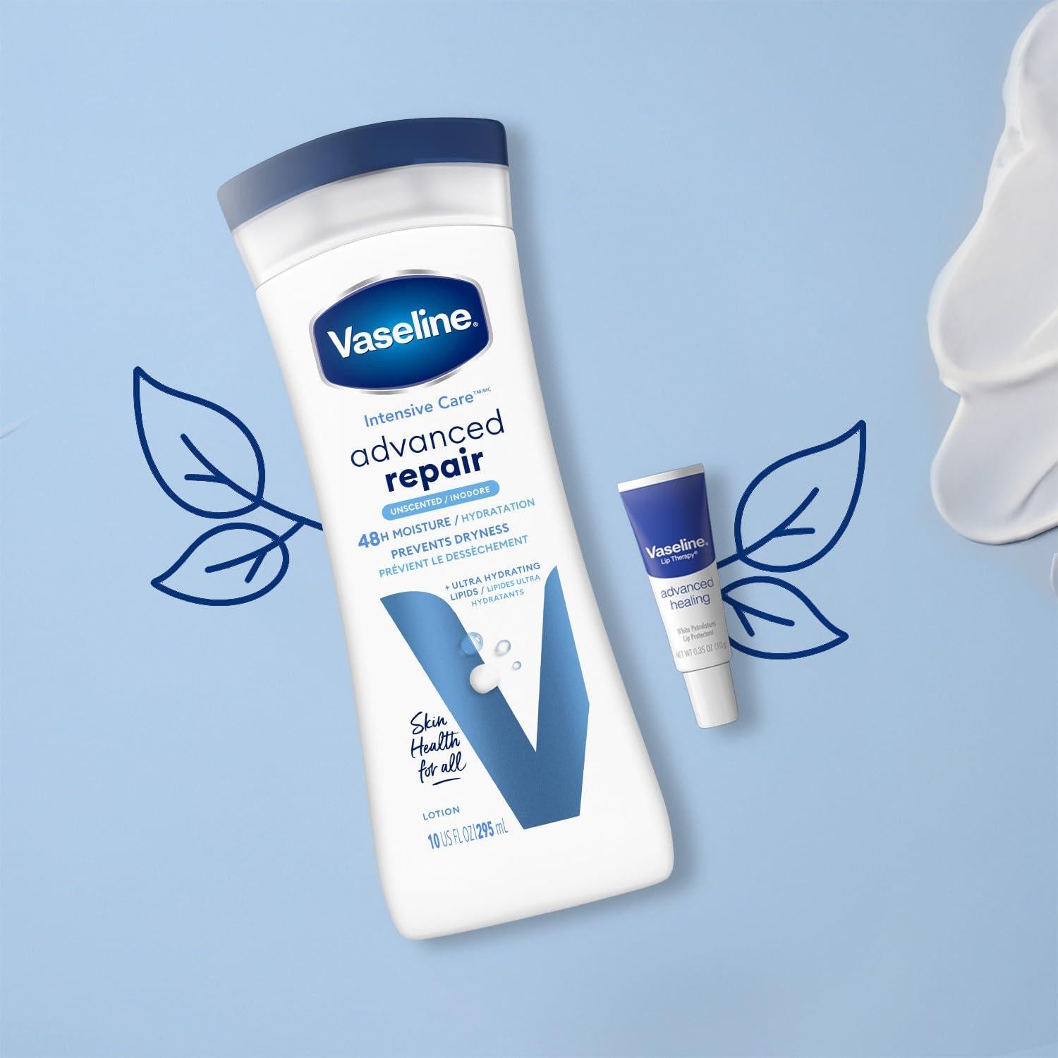 Loción Hidratante Vaseline Cuidado Intensivo 284 g + Bálsamo Labial 10 g