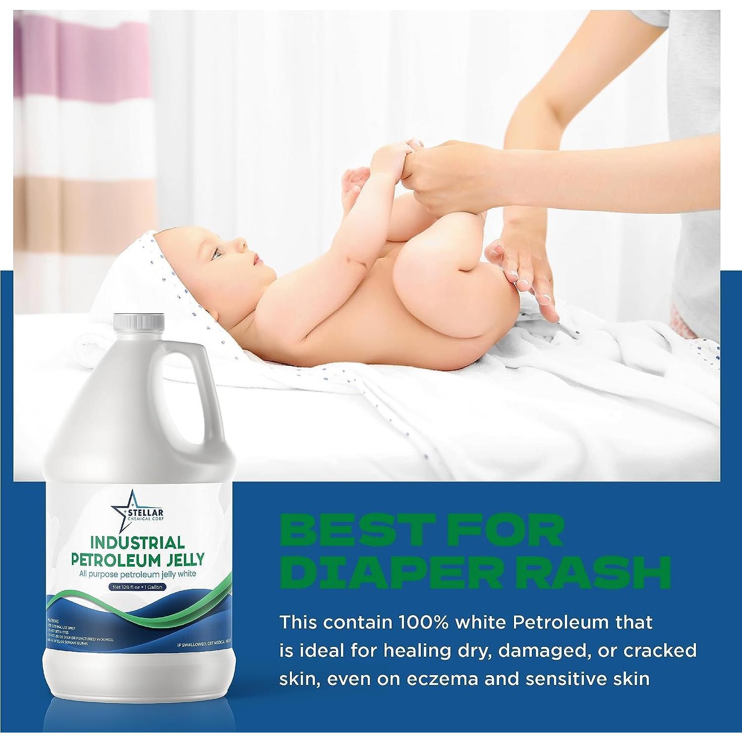 Jalea de Petróleo Blanca Nieve Stellar 3.18 kg para Cosmética