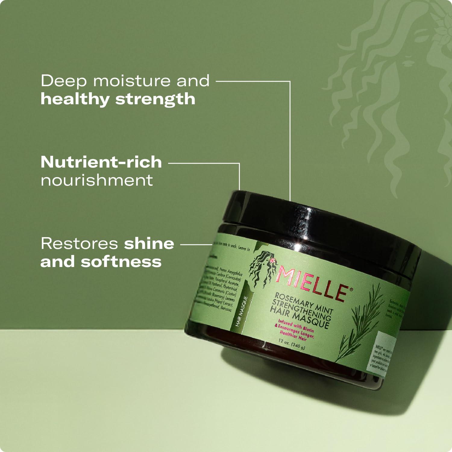 Mielle Organics Aceite y Mascarilla Romero y Menta 340g