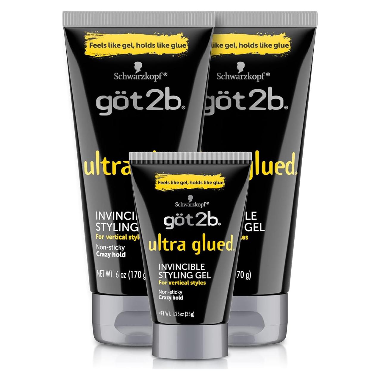 Gel para Peinar Got2B Glued 392.5 ml + 35 g Viaje