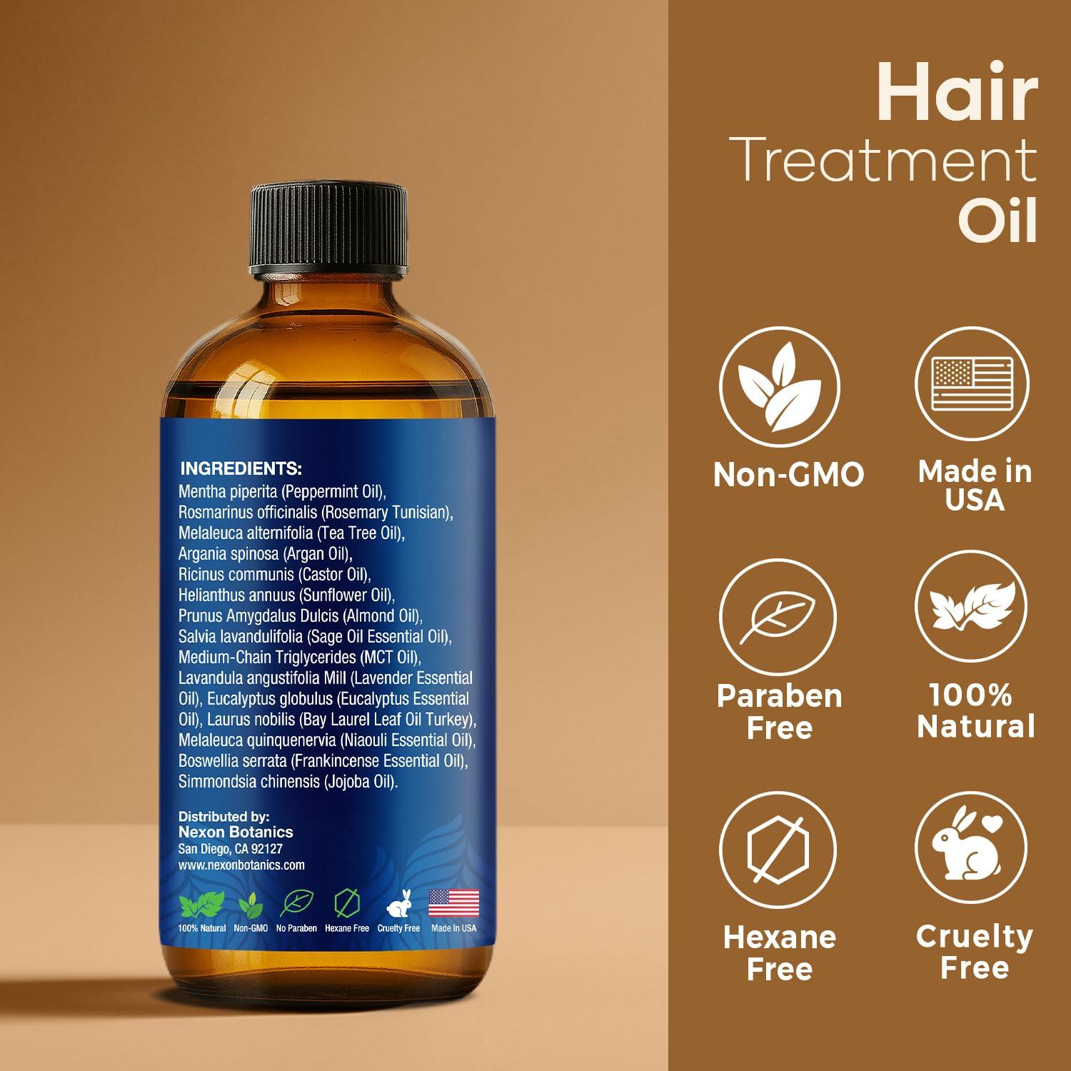 Aceite de Romero y Menta Nexon Botanics 59 ml - Crecimiento Cabello