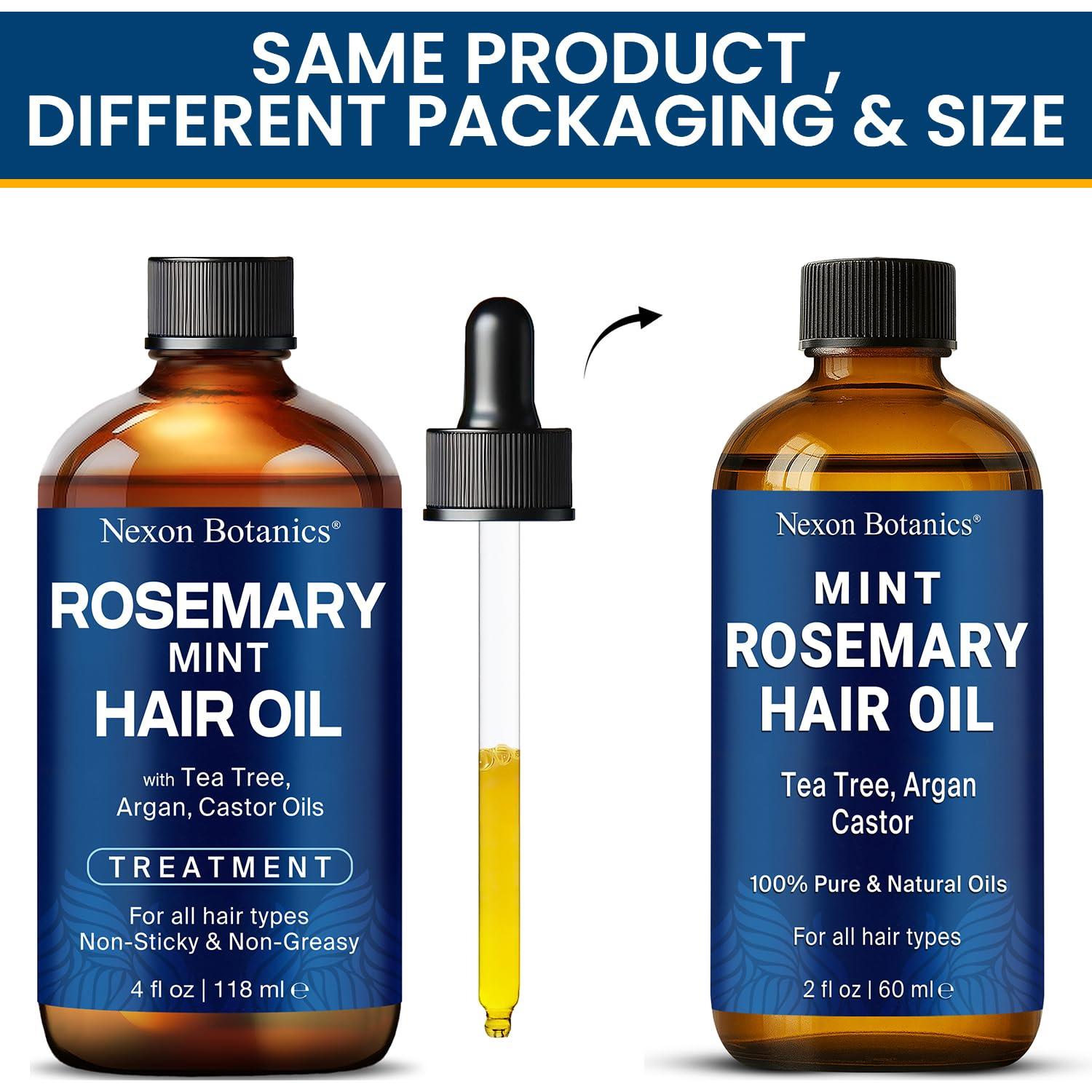 Aceite de Romero y Menta Nexon Botanics 59 ml - Crecimiento Cabello