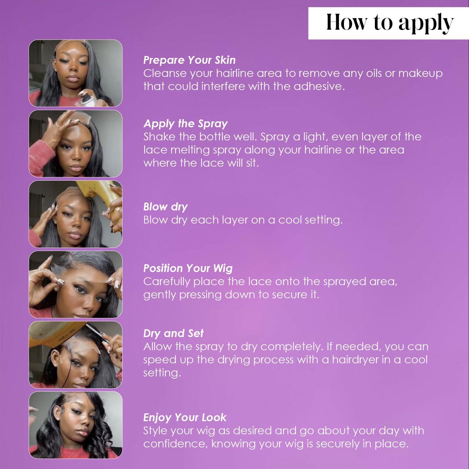 Spray Derretidor de Encaje The Frontal Queen 119 g - Fijación Fuerte