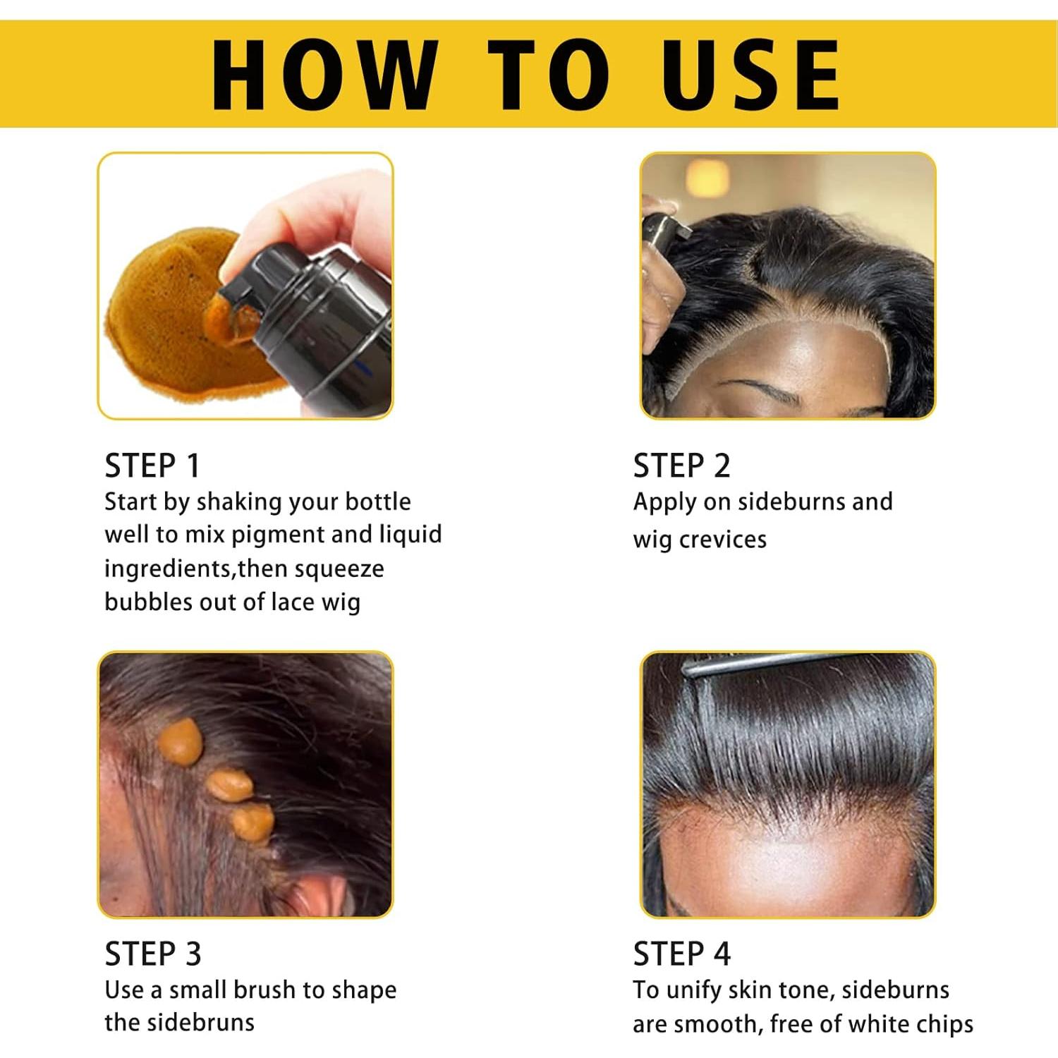 Mousse Derretido de Tinte de Encaje GOIPLE CARE - Color Marrón Claro