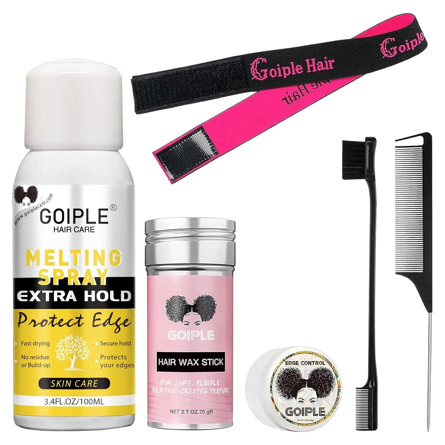 Spray Derretidor de Encaje Goiple 100ml + Cera y Herramientas