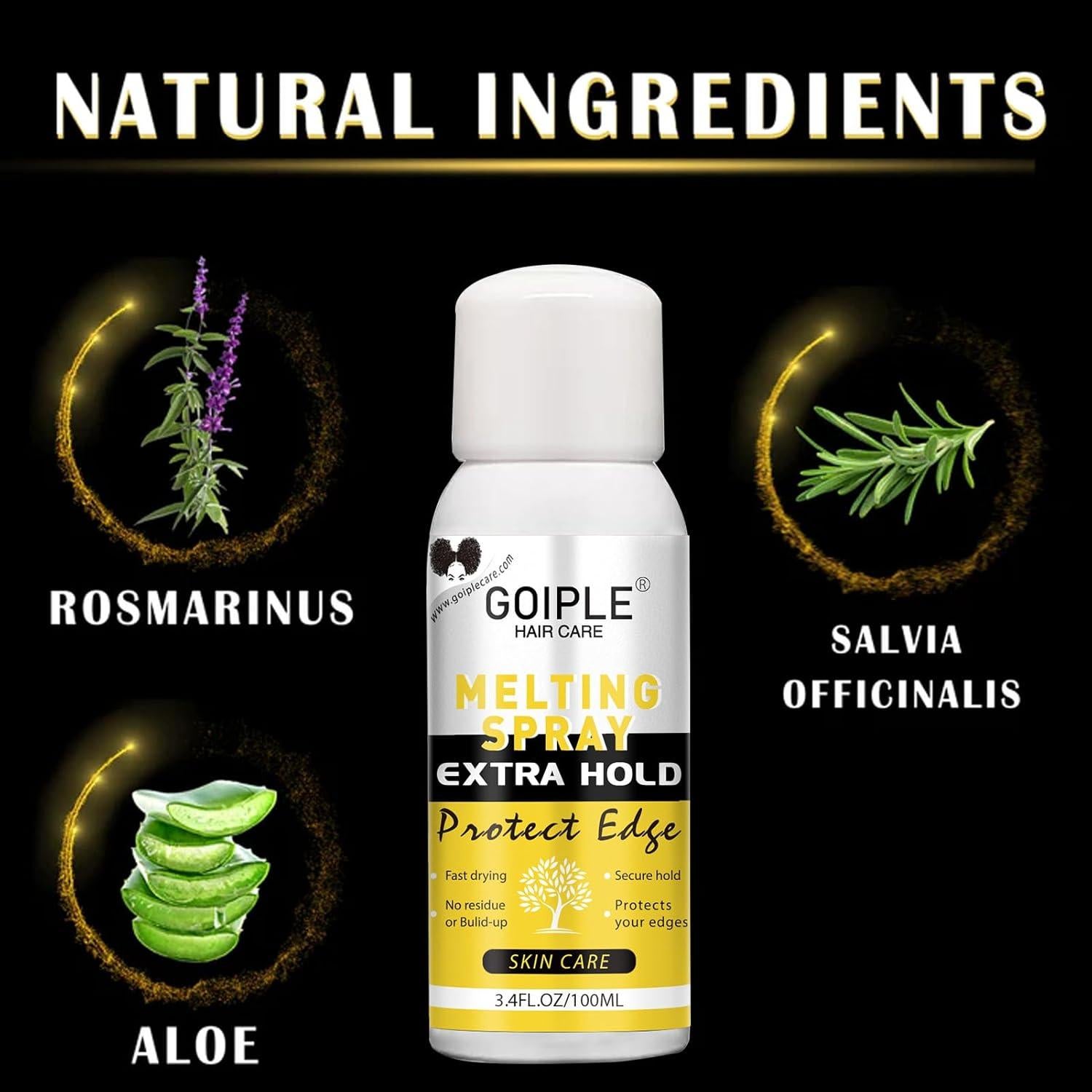 Spray Derretidor de Encaje Goiple 100ml + Cera y Herramientas