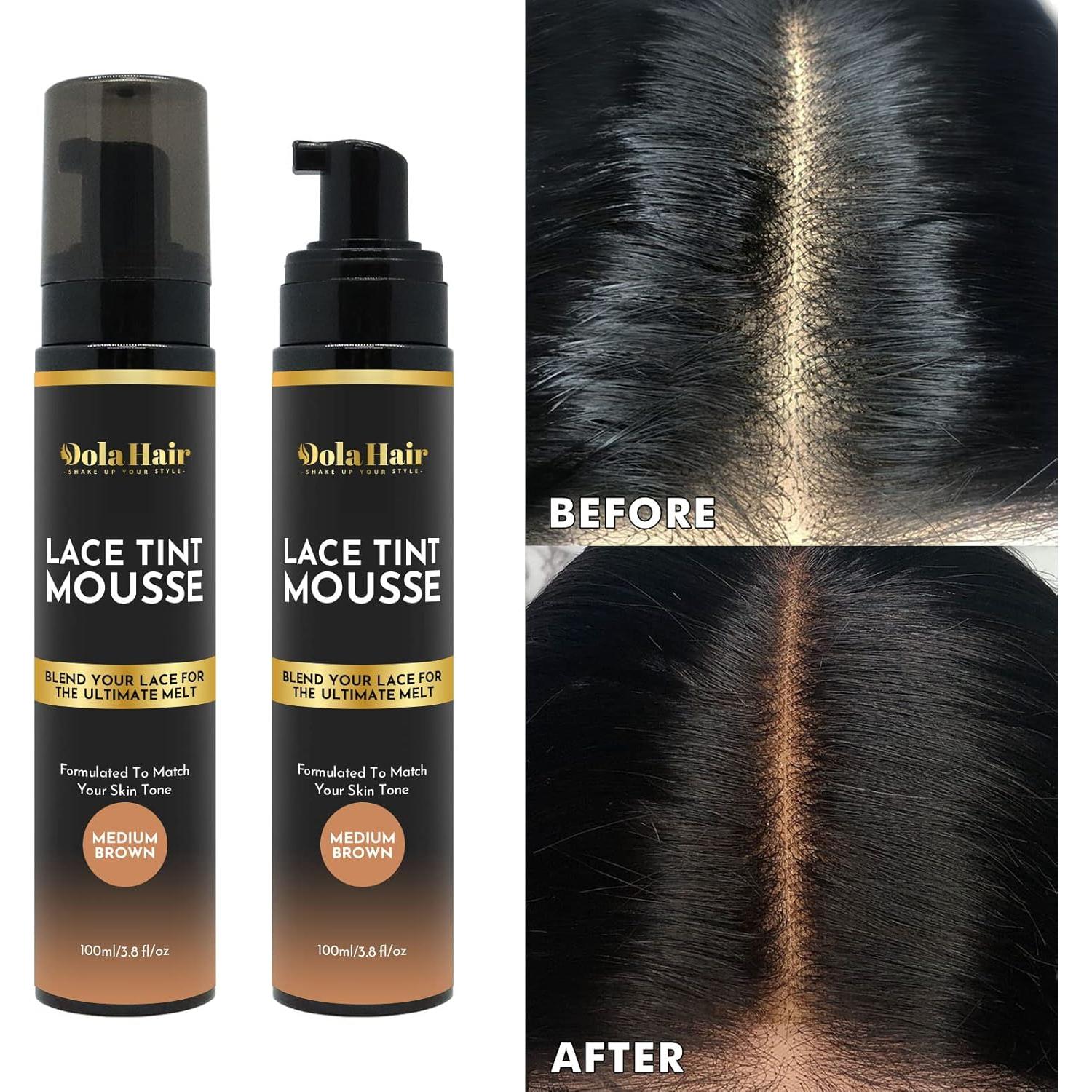 Kit de Pegamento para Encaje Dolahair - Mousse Tinte y Spray