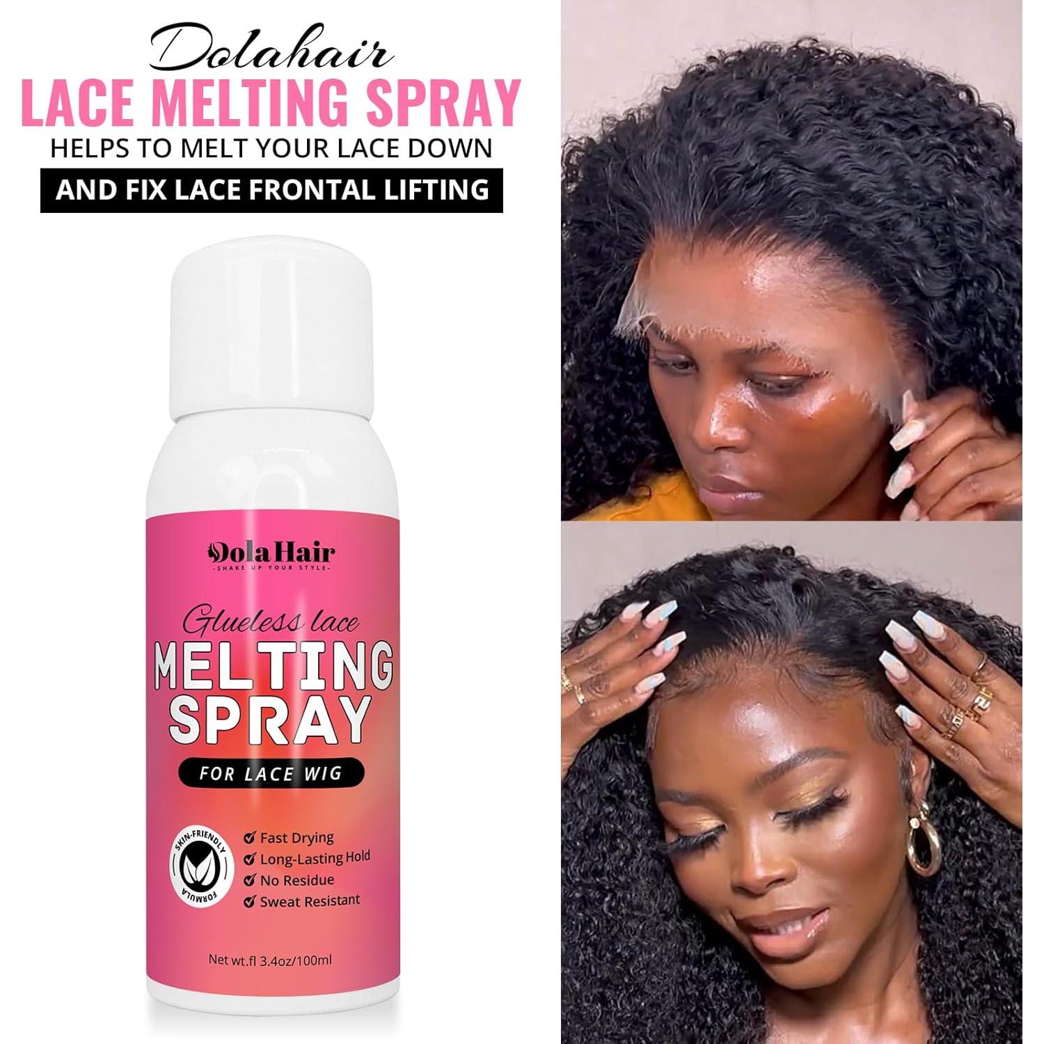 Kit de Pegamento para Encaje Dolahair - Mousse Tinte y Spray