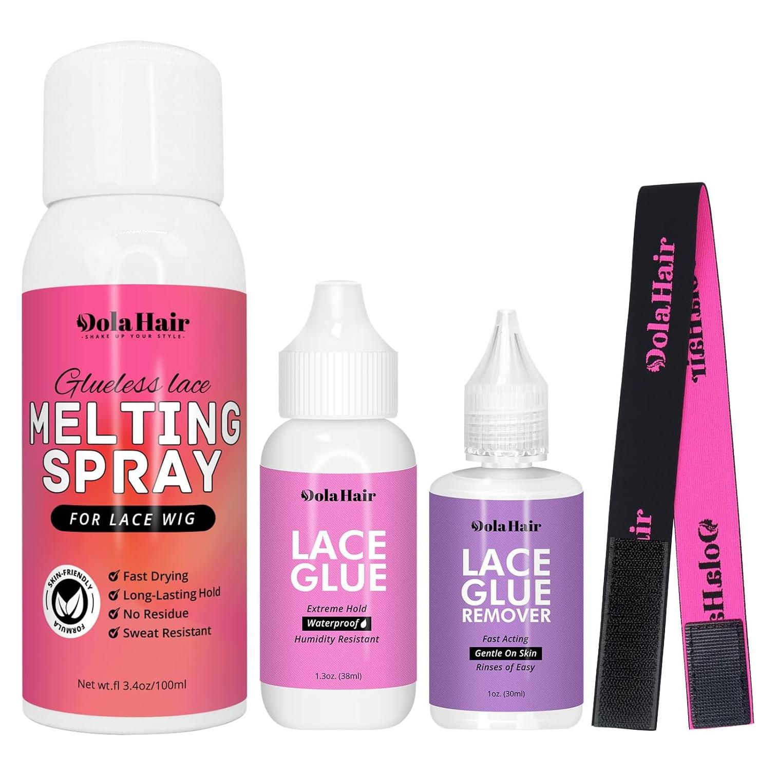 Kit de Instalación de Pelucas Dolahair - Spray y Pegamento