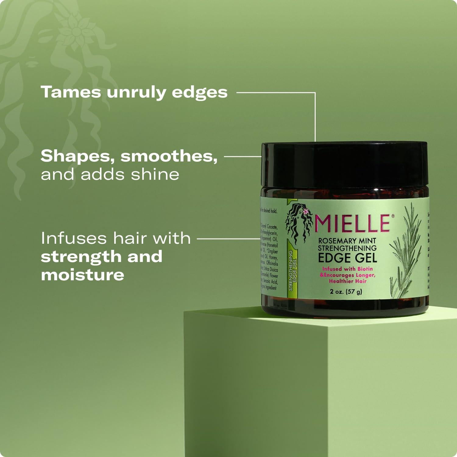Paquete Mantenimiento Bordes y Cuero Cabelludo Mielle - Gel, Aceite y Mascarilla