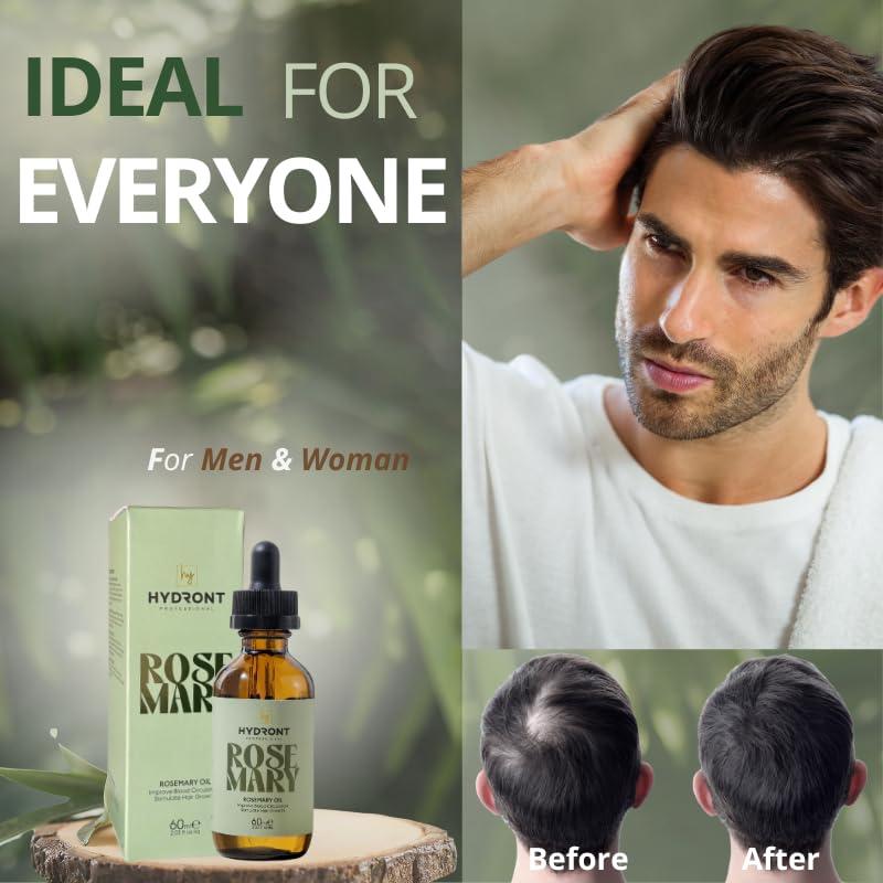 Suero Capilar Natural Hydront Romero 60ml - Crecimiento y Brillo