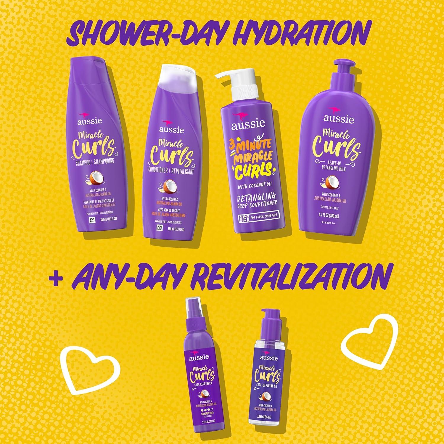 Conjunto Aussie Miracle Curls 6 Piezas - Champú, Acondicionador y Más