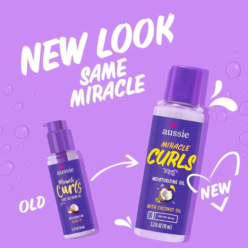 Aceite Definidor de Rizos Aussie Miracle Curls - 3 x 90.7 ml