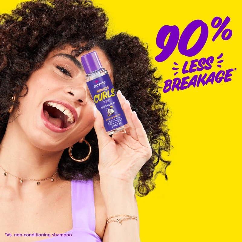 Aceite Definidor de Rizos Aussie Miracle Curls - 3 x 90.7 ml