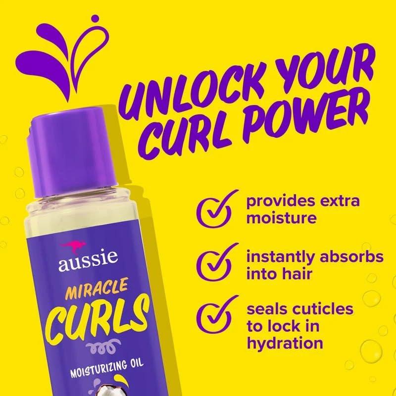 Aceite Definidor de Rizos Aussie Miracle Curls - 3 x 90.7 ml
