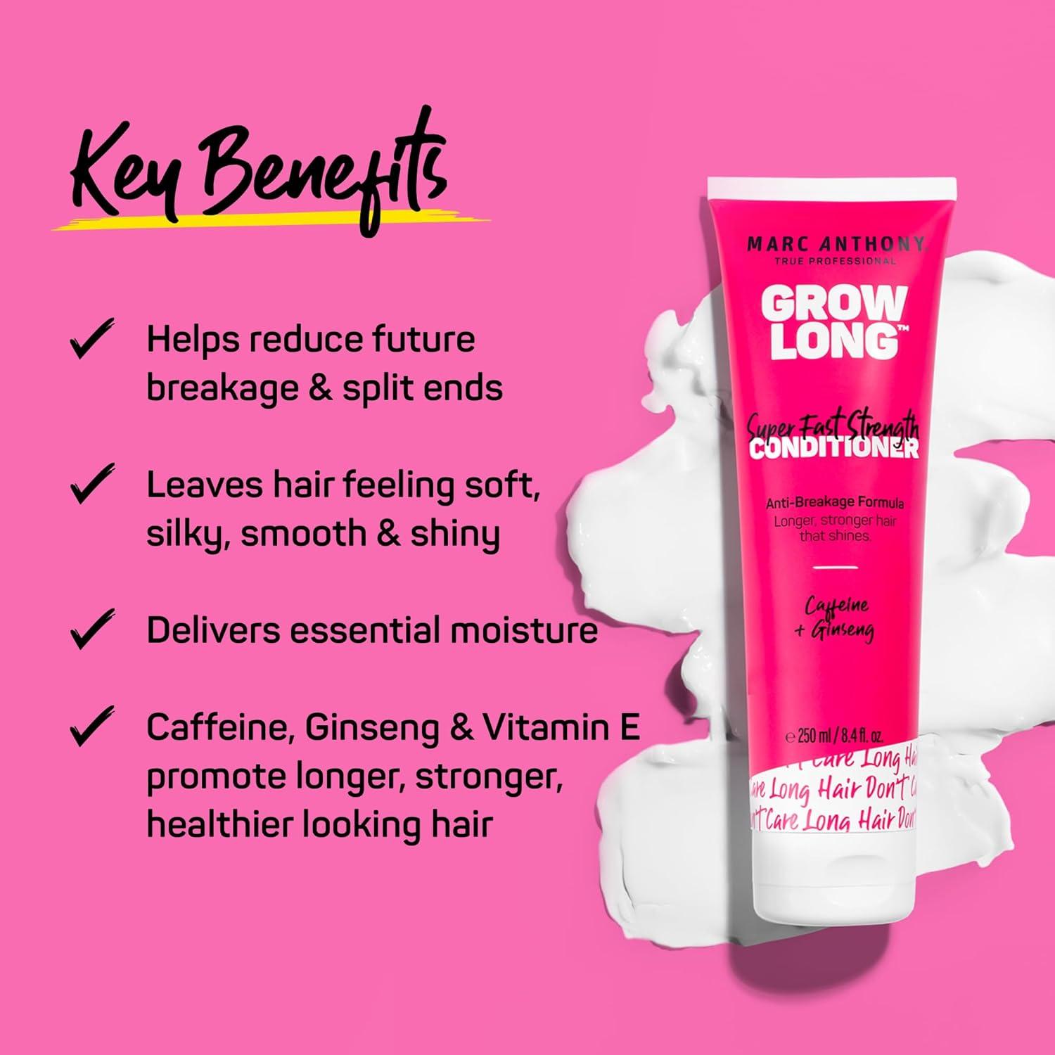 Acondicionador Fortalecedor Marc Anthony 250 ml - Crece Largo Anti-Frizz