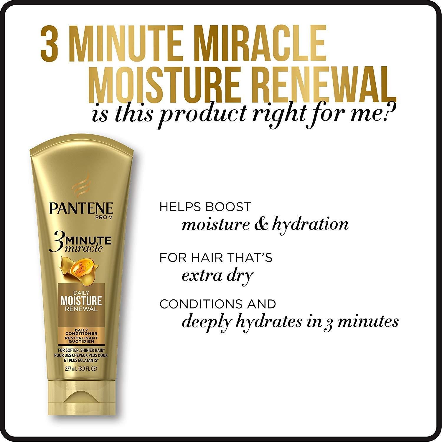 Acondicionador Pantene Pro-V 3 Minutos Milagrosos 3x177ml