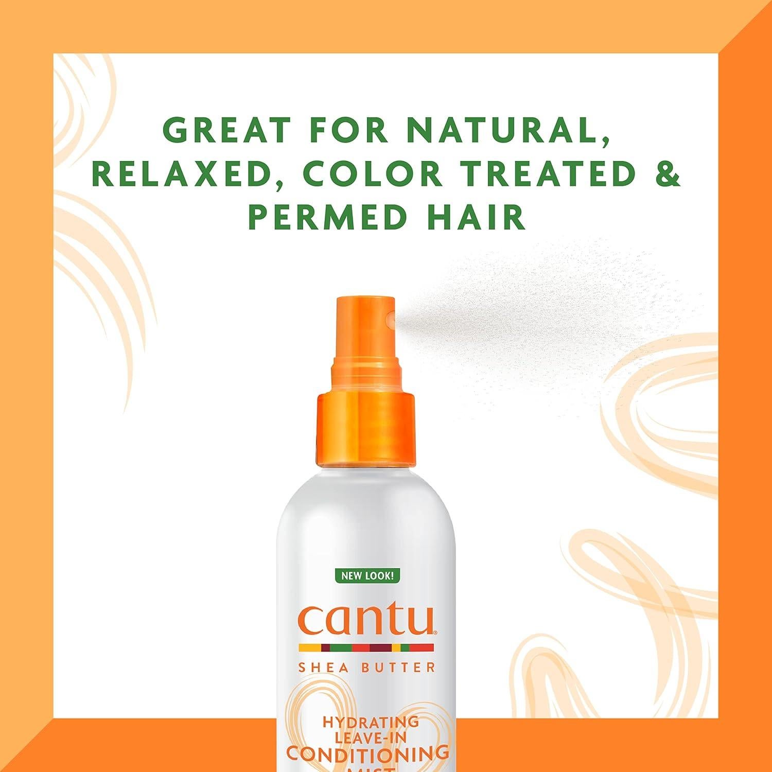 Cantu Mistura Hidratante Sin Enjuague 236 ml - Paquete de 2