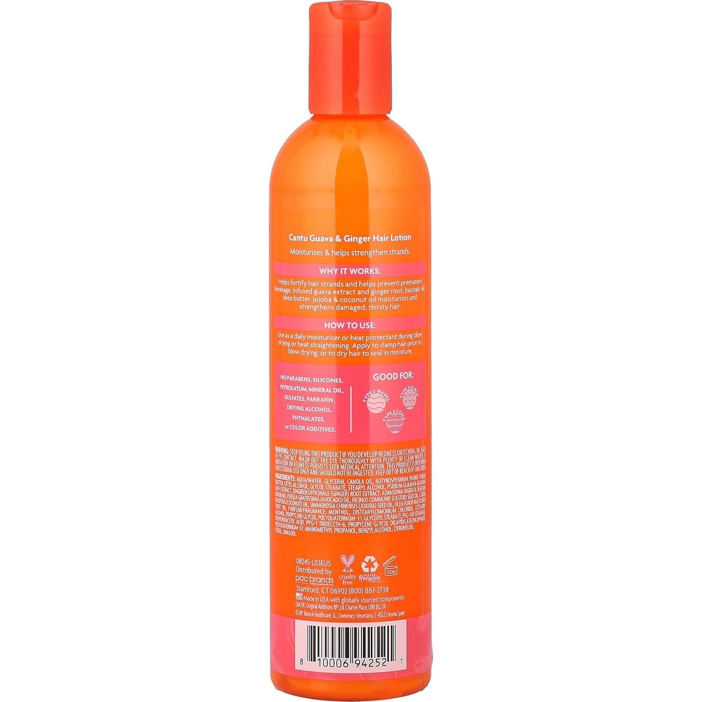 Loción para el cabello Cantu Guayaba y Jengibre 354 ml