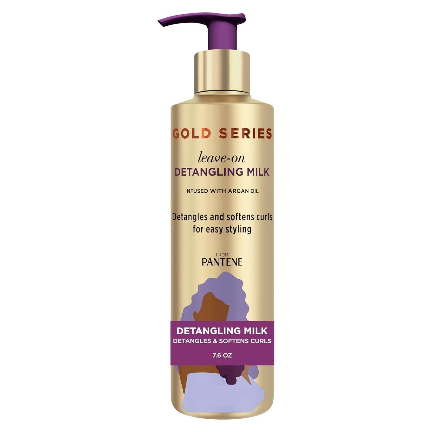 Leche Desenredante Pantene Gold Series 224 ml Sin Enjuague