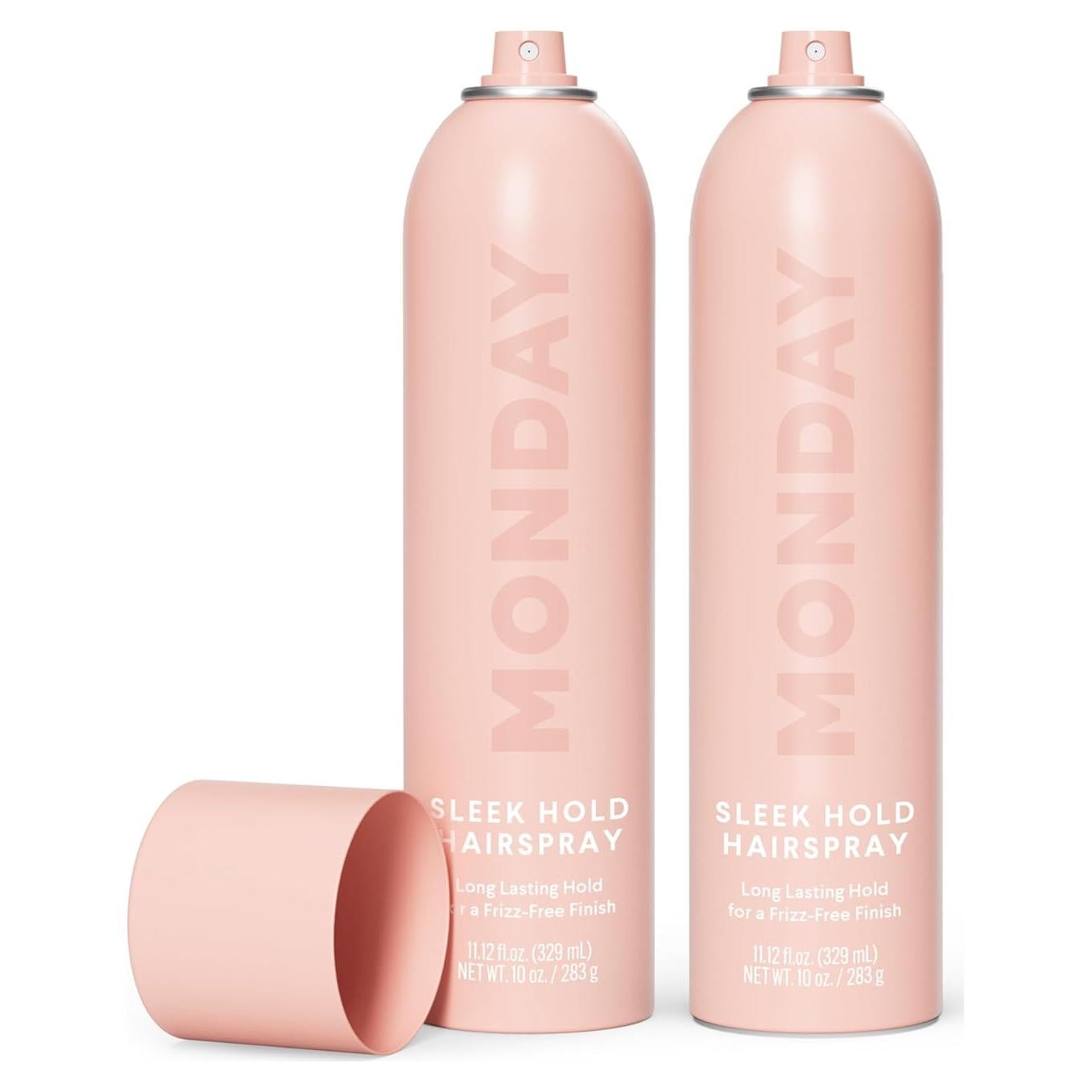 Laca de Cabello MONDAY Haircare SLEEK HOLD 2 Paquete 300ml