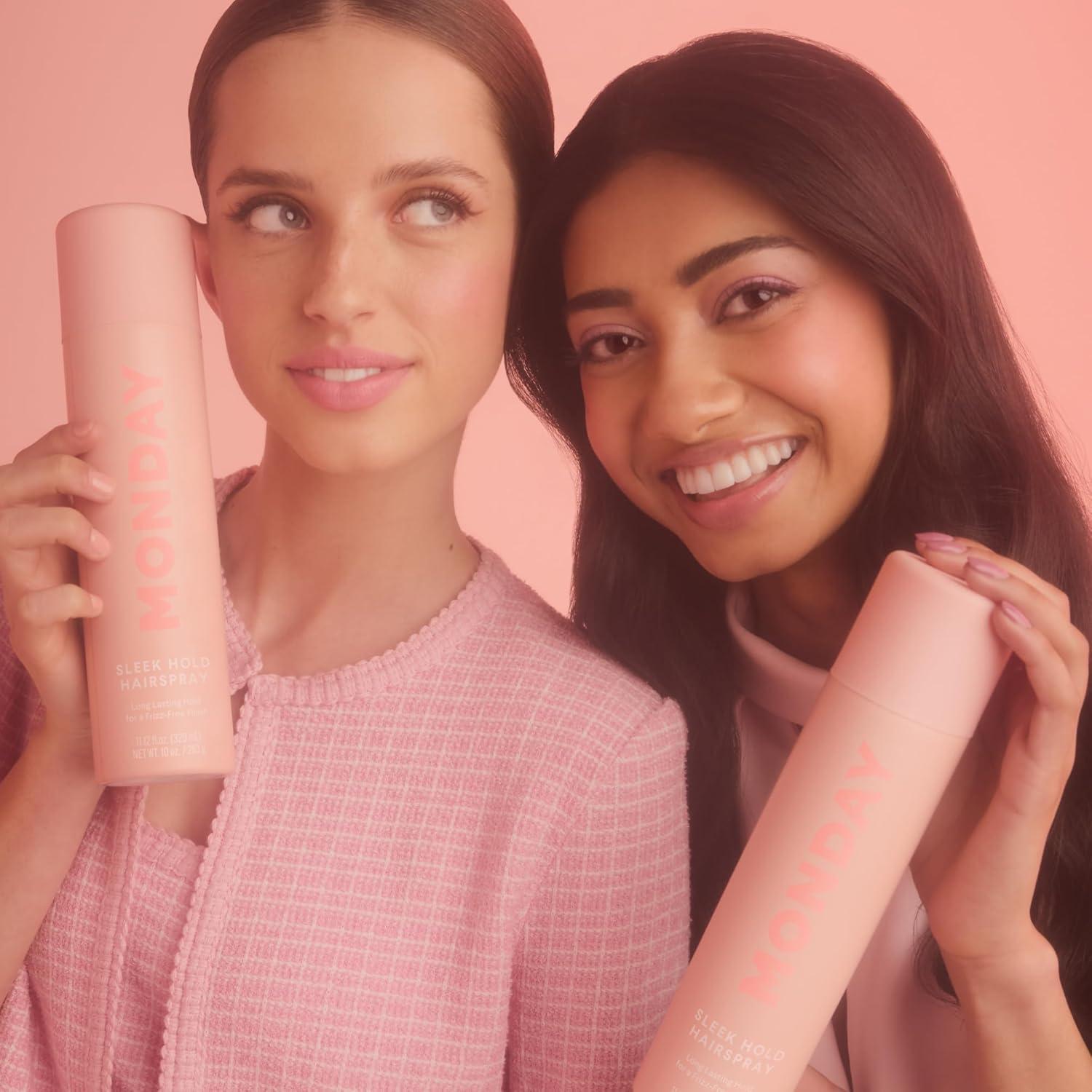 Laca de Cabello MONDAY Haircare SLEEK HOLD 2 Paquete 300ml