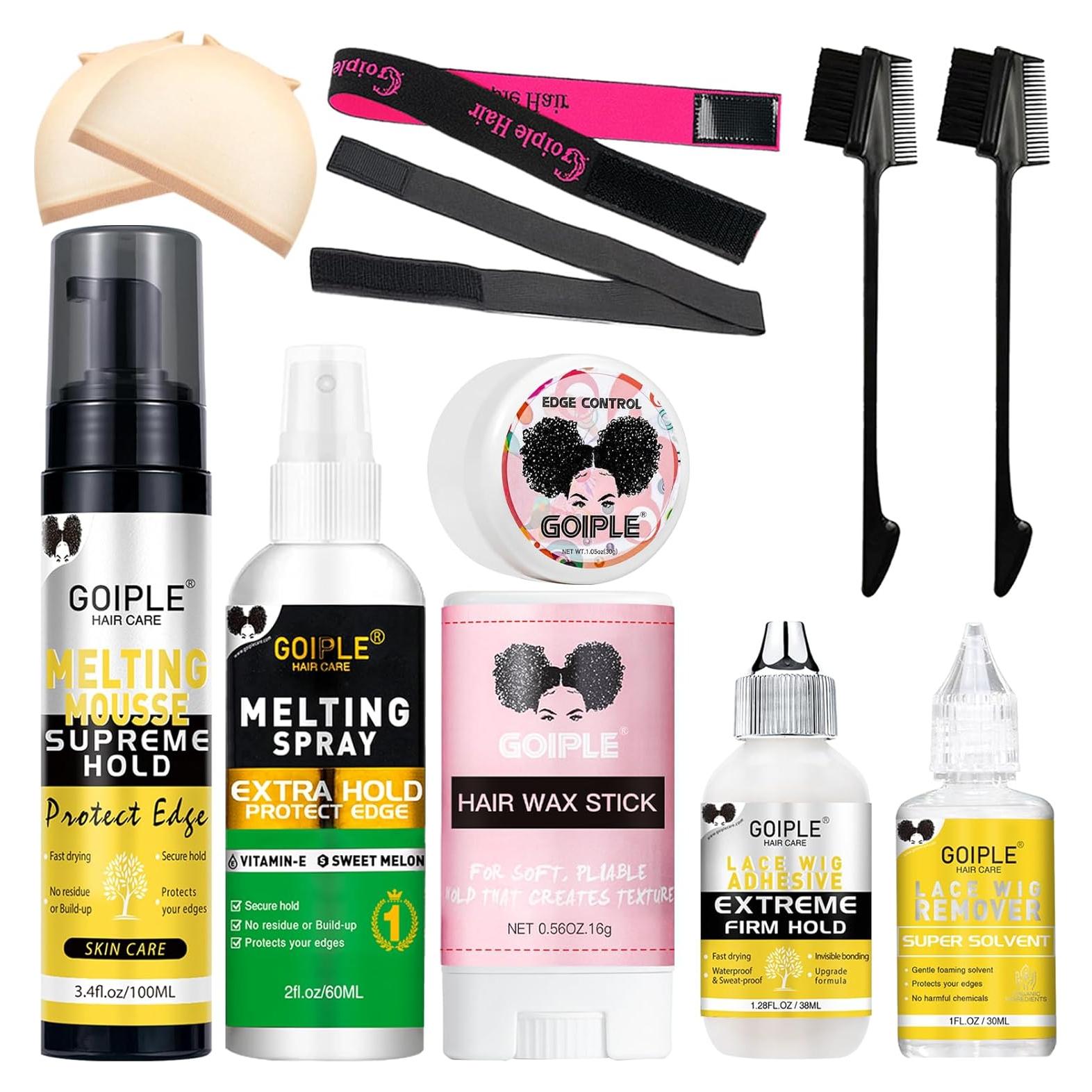 Kit Mousse Derretir Encaje WOZUTUNT 100ml + Spray 60ml + Accesorios
