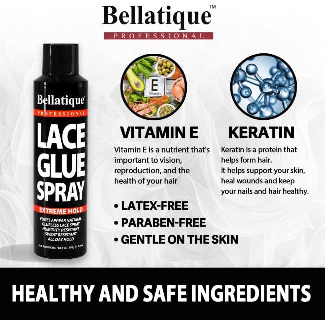 Spray de Pegamento Bellatique 191 g - Sujeción Extrema