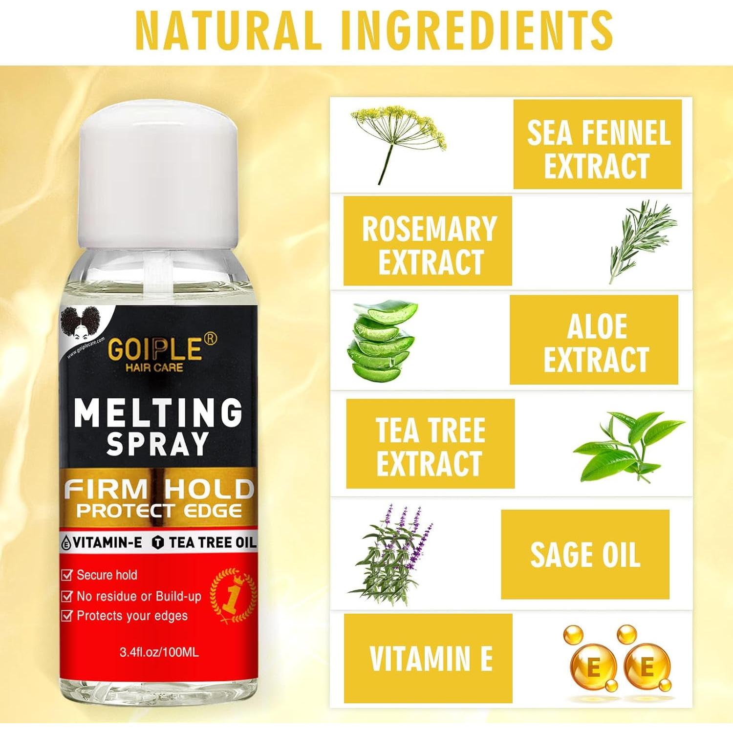 Kit de Pegamento y Spray Derretidor para Pelucas GOIPLE CARE