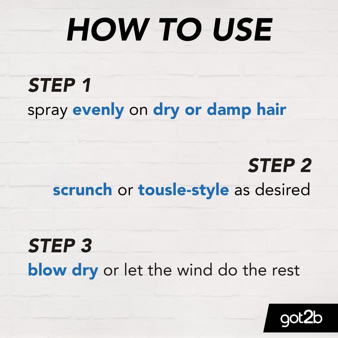 Spray de Sal Texturizante Mate Schwarzkopf Got2b 200ml