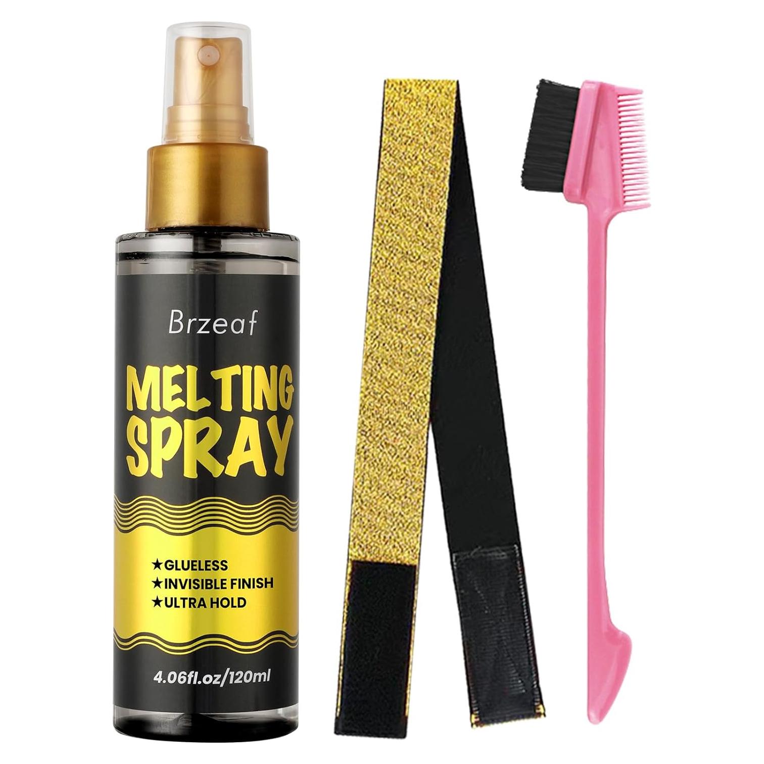 Spray Derretidor de Encaje Brzeaf 120ml - Fijación Extrema