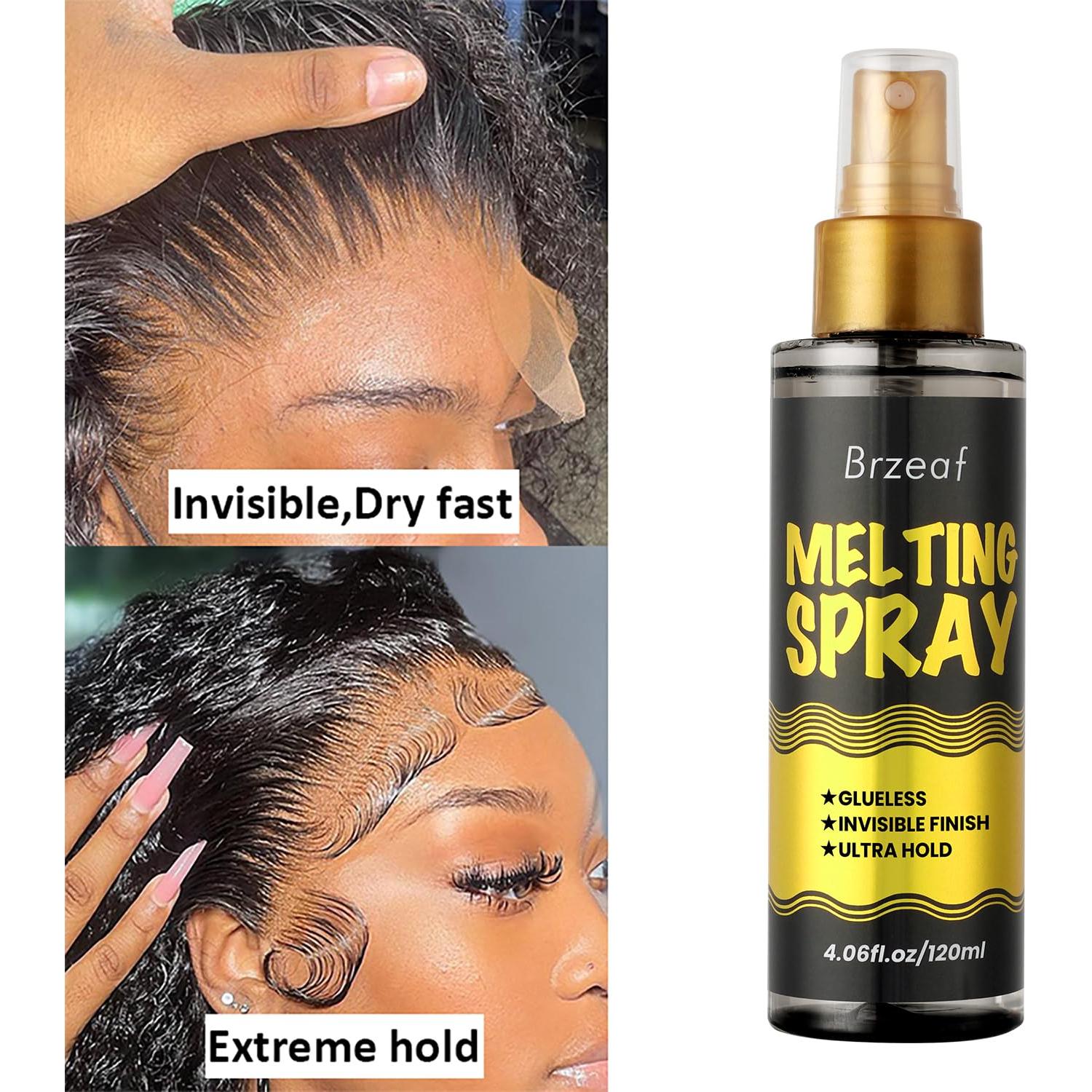 Spray Derretidor de Encaje Brzeaf 120ml - Fijación Extrema