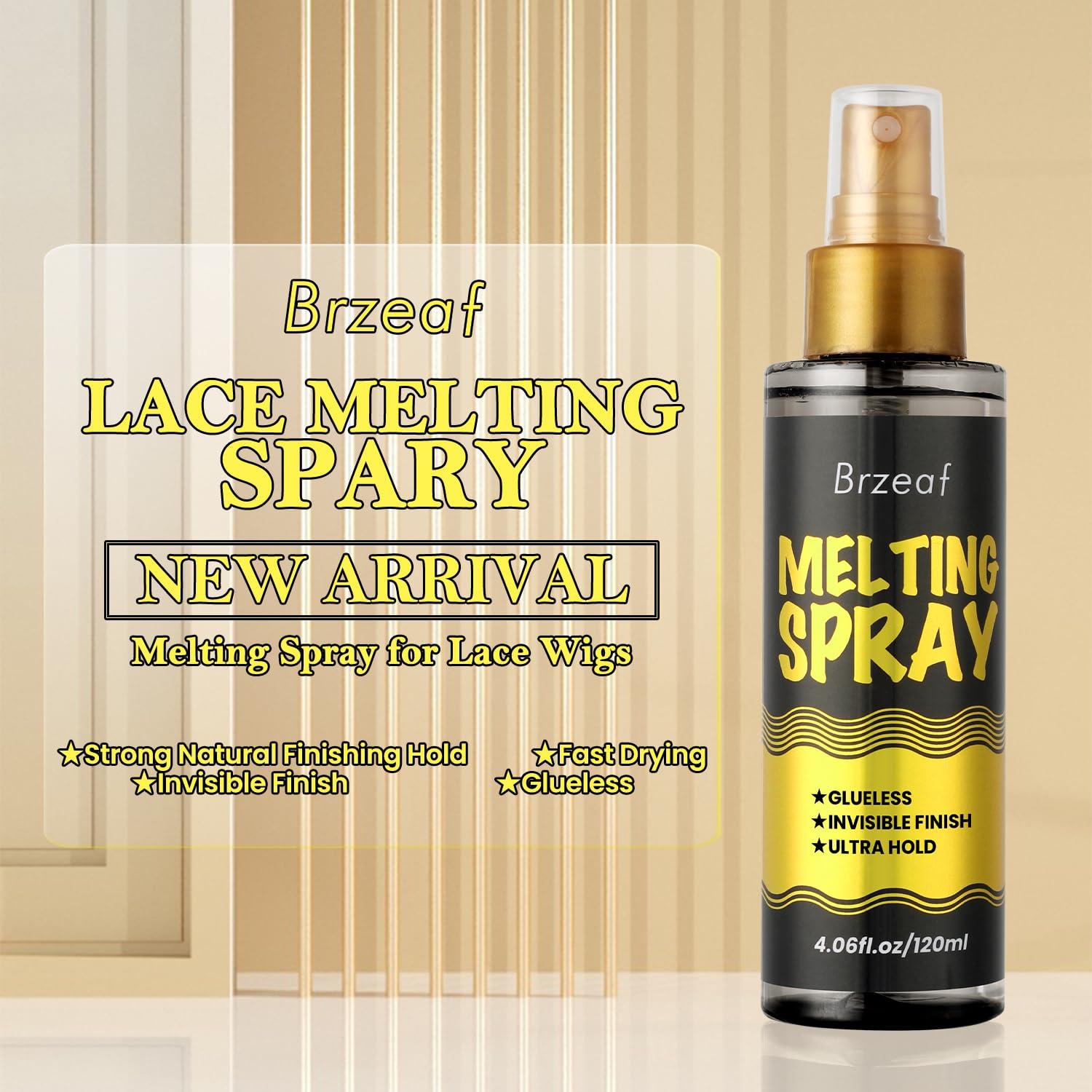 Spray Derretidor de Encaje Brzeaf 120ml - Fijación Extrema
