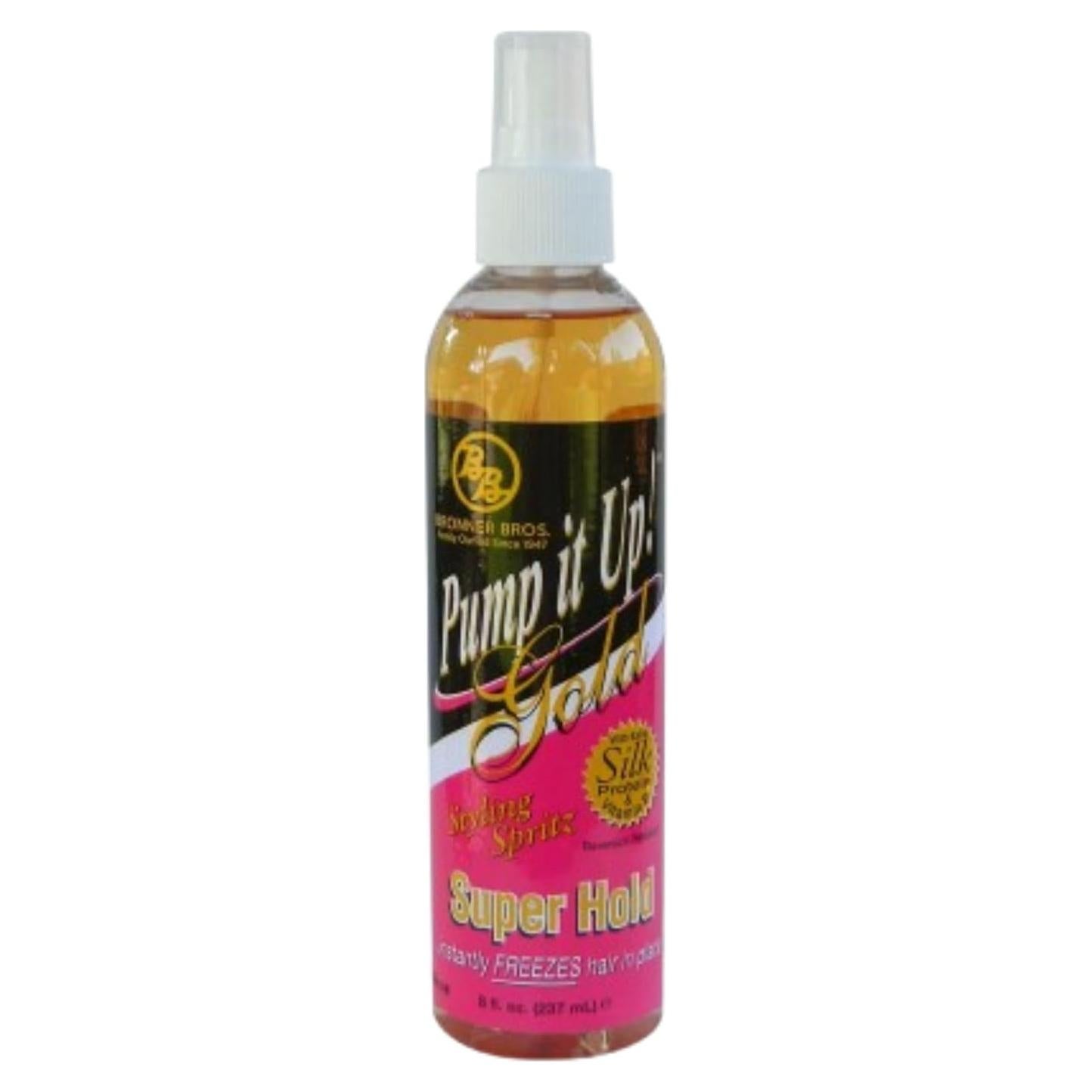 Spray para Cabello Bronner Bros Pump It Up Gold 226g - Fijación Extra
