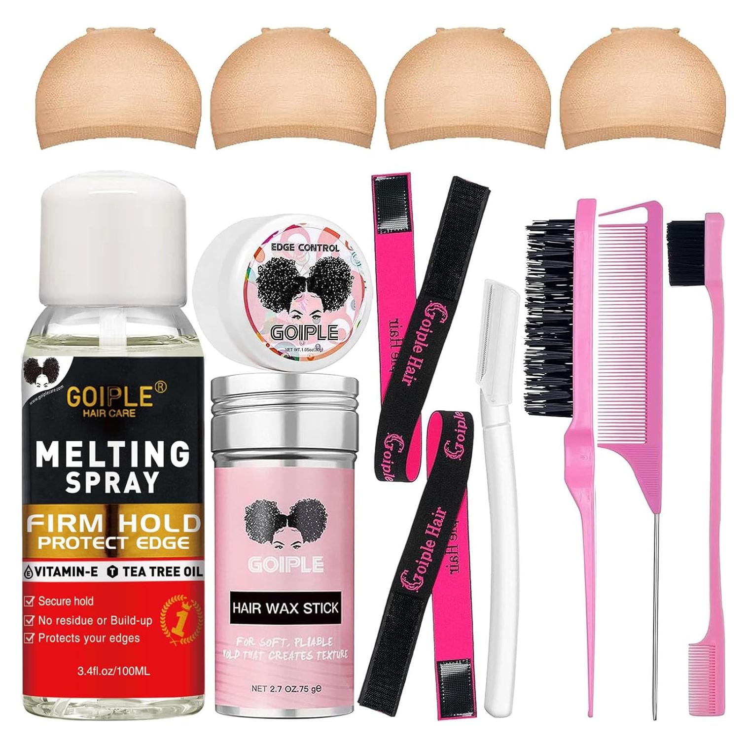 Spray Derretidor de Encaje Adhesivo WOZUTUNT 100ml + Kit 13pcs