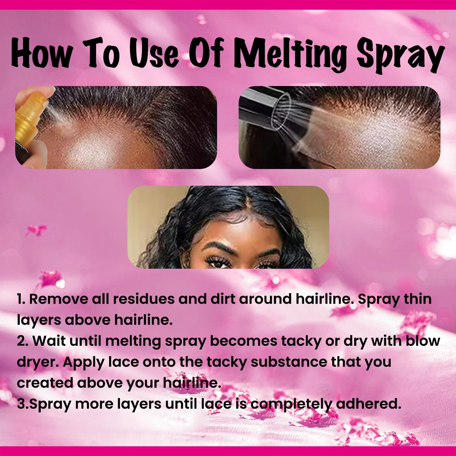 Spray Derretidor para Pelucas de Encaje OL 120ml - Secado Rápido