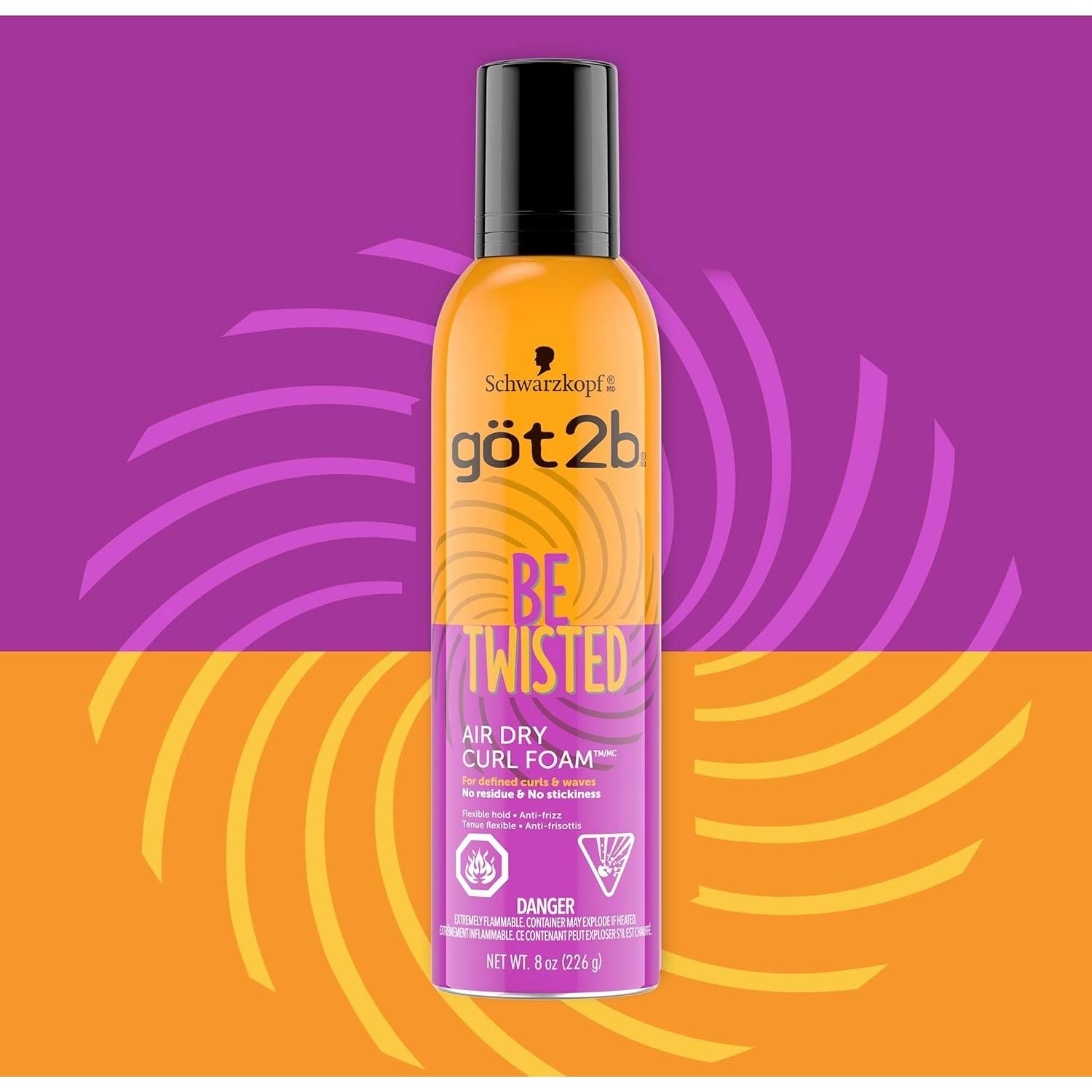 Espuma para Rizos Got2b Be Twisted 226.8 g - Secado al Aire